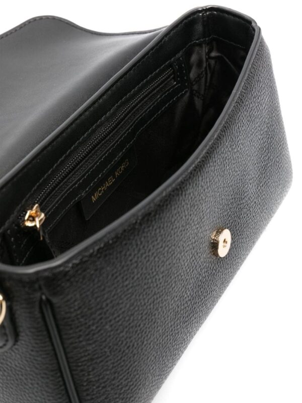 Michael Michael Kors Fleur logo-engraved leather shoulder bag - Image 5