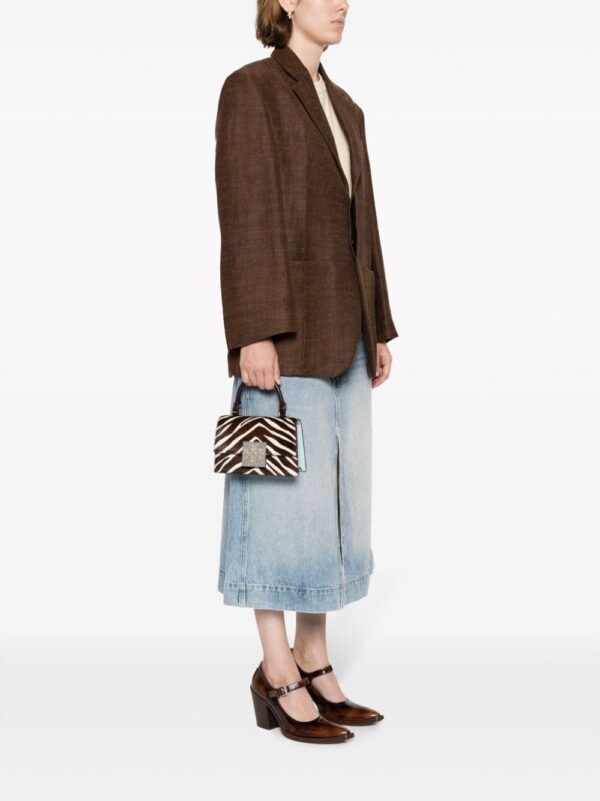 Tory Burch Bon Bon zebra-print mini bag - Image 2