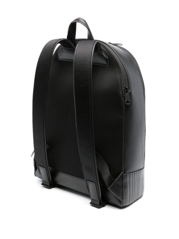Paul Smith logo-stamp leather backpack - Image 3