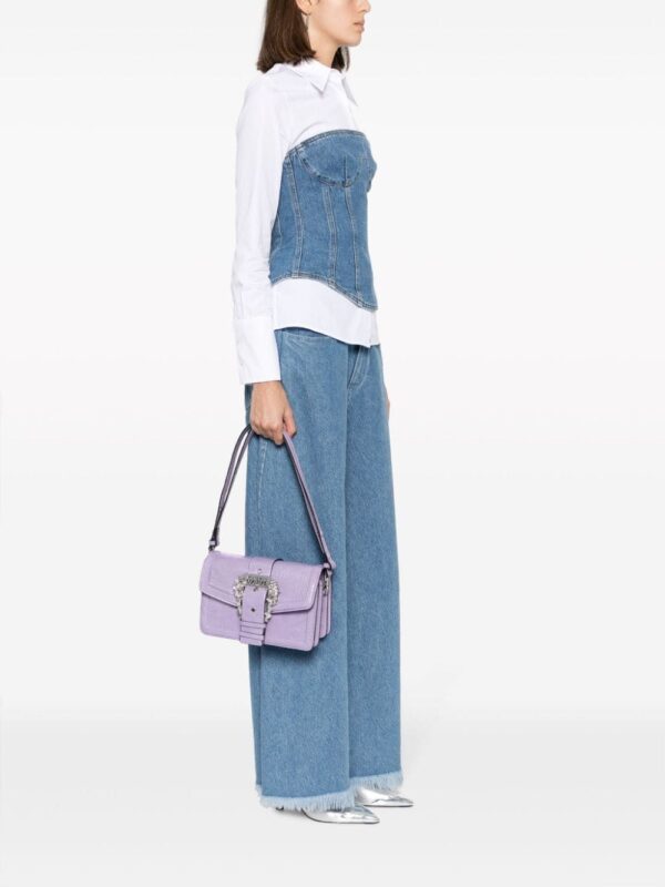 Versace Jeans Couture Baroque Buckle crocodile bag - Image 2