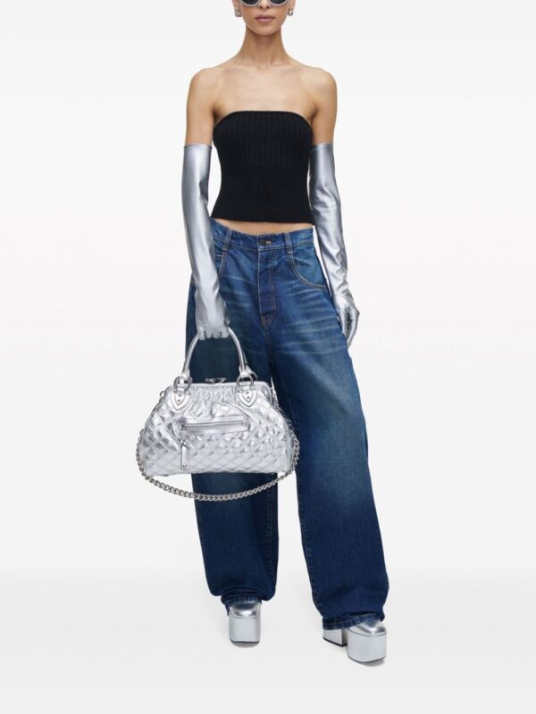 Marc Jacobs Re-Edition Quilted Metallic Leather Stam bag - Image 2