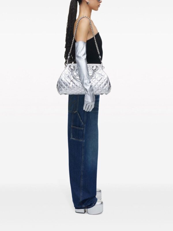 Marc Jacobs Re-Edition Quilted Metallic Leather Stam bag - Image 3