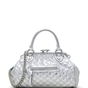 Marc Jacobs Re-Edition Quilted Metallic Leather Stam bag