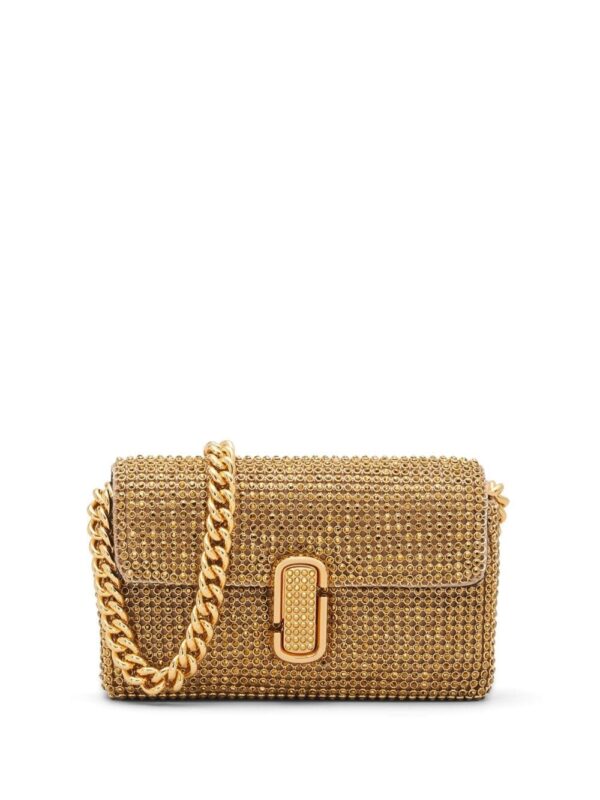Marc Jacobs The J Marc rhinestone-embellished mini bag