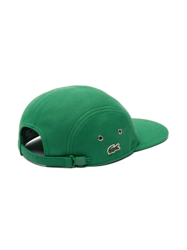 Lacoste logo-patch organic cotton cap - Image 2
