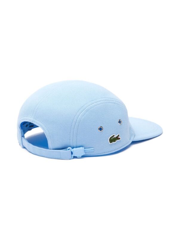 Lacoste logo-patch organic cotton cap - Image 2