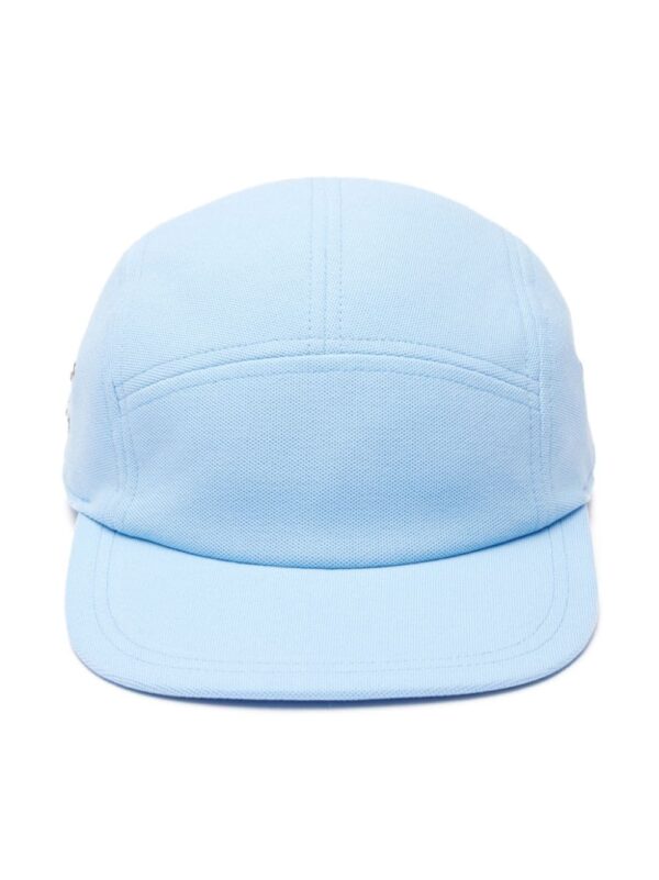 Lacoste logo-patch organic cotton cap - Image 3