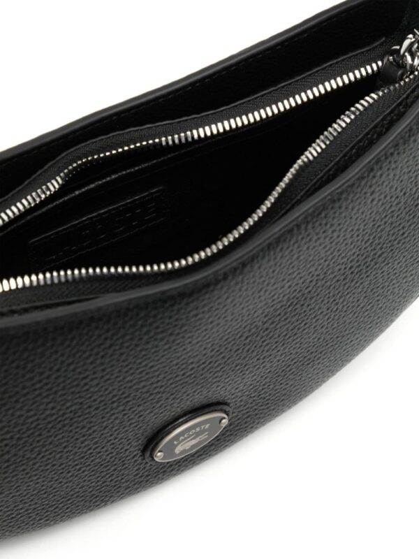 Lacoste logo-plaque leather shoulder bag - Image 5