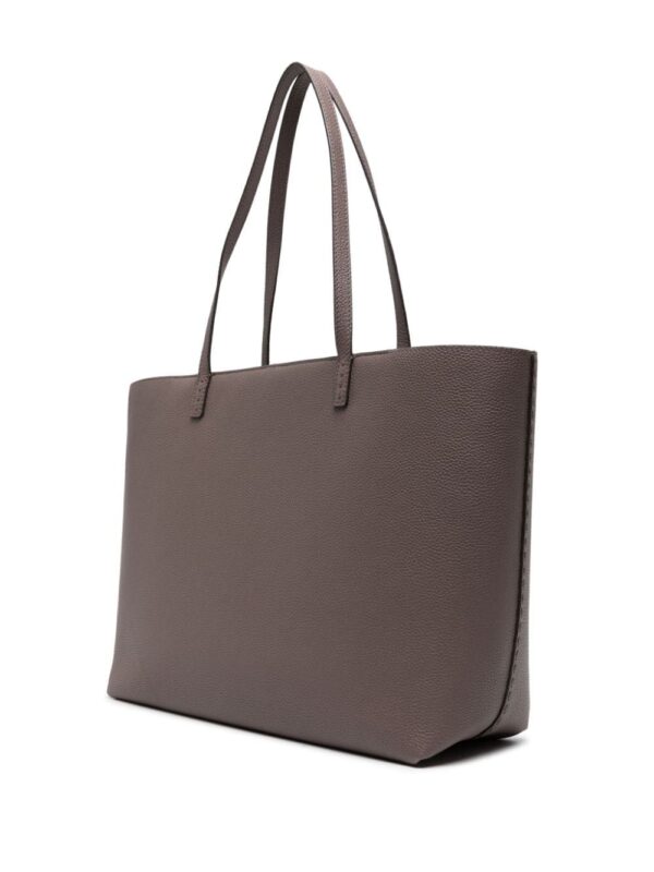 Tory Burch McGraw logo-plaque leather tote bag - Image 3