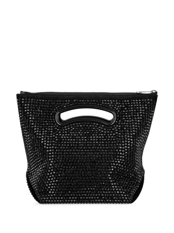 Philipp Plein medium crystal-embellished suede tote bag - Image 2