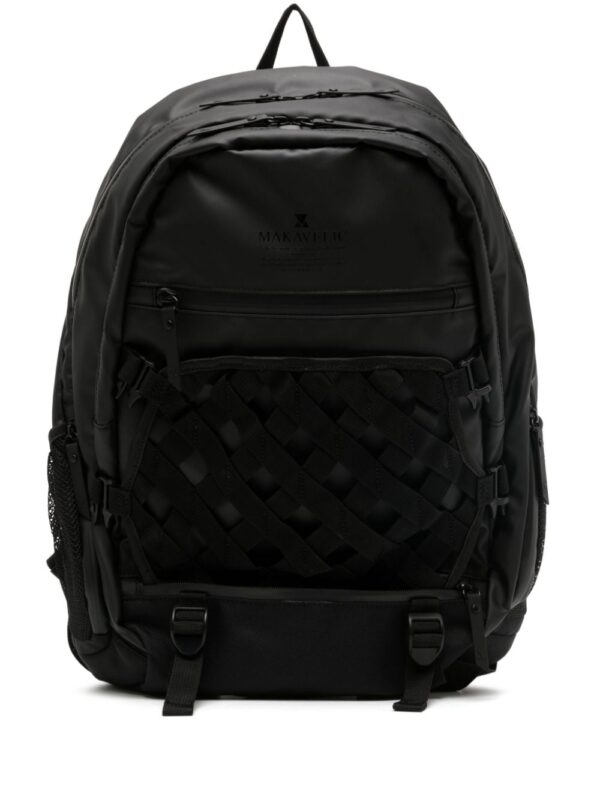 Makavelic Ludus Duality logo-stamp backpack