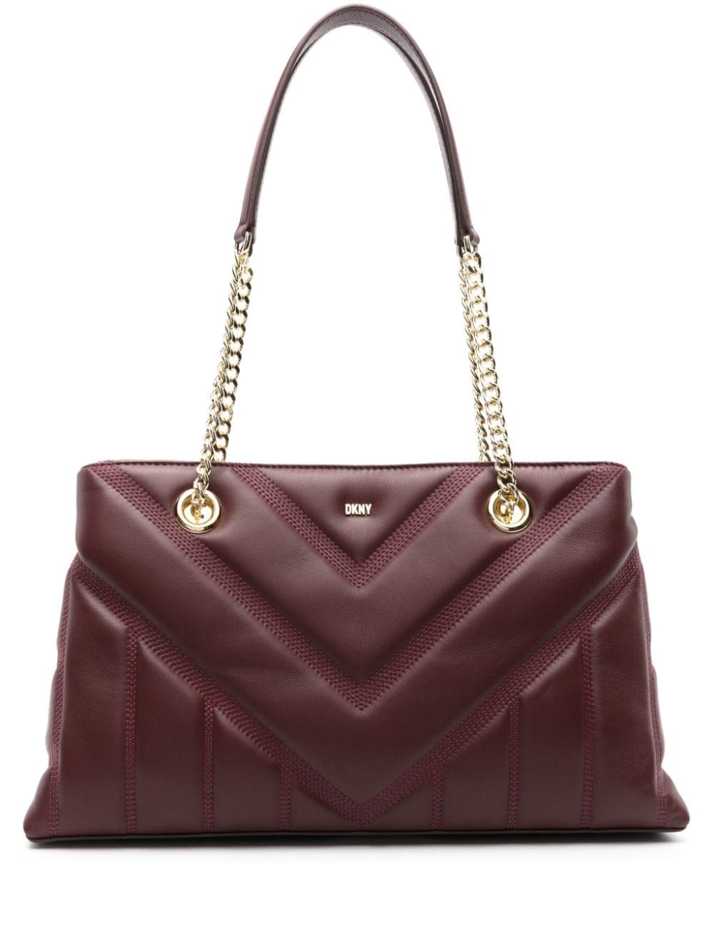 DKNY Becca quilted leather tote bag
