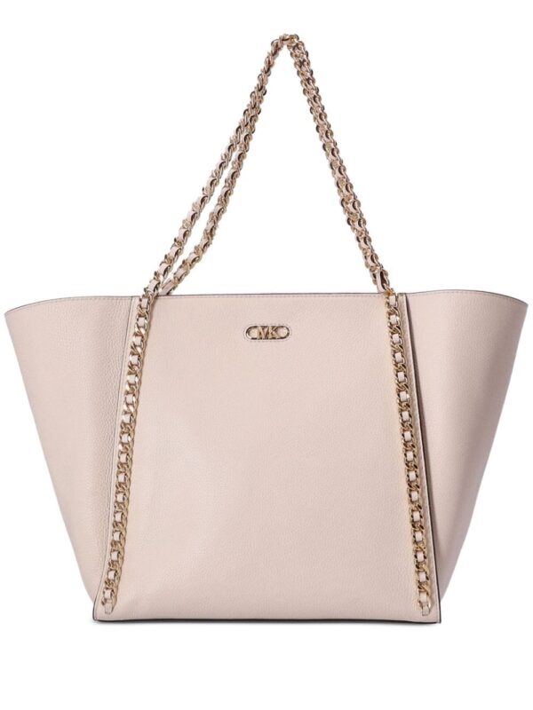 Michael Michael Kors chain-link leather tote bag
