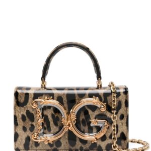 Dolce & Gabbana DG Girls leopard-print crossbody bag