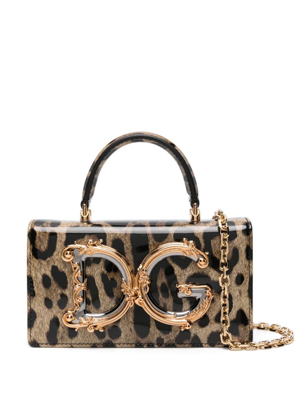 Dolce & Gabbana DG Girls leopard-print crossbody bag