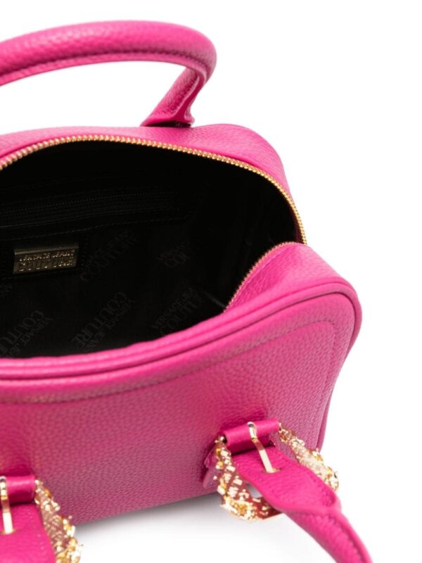 Versace Jeans Couture logo-engraved decorative-buckle tote bag - Image 5