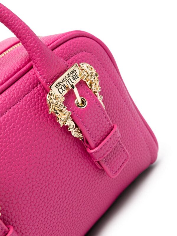 Versace Jeans Couture logo-engraved decorative-buckle tote bag - Image 4