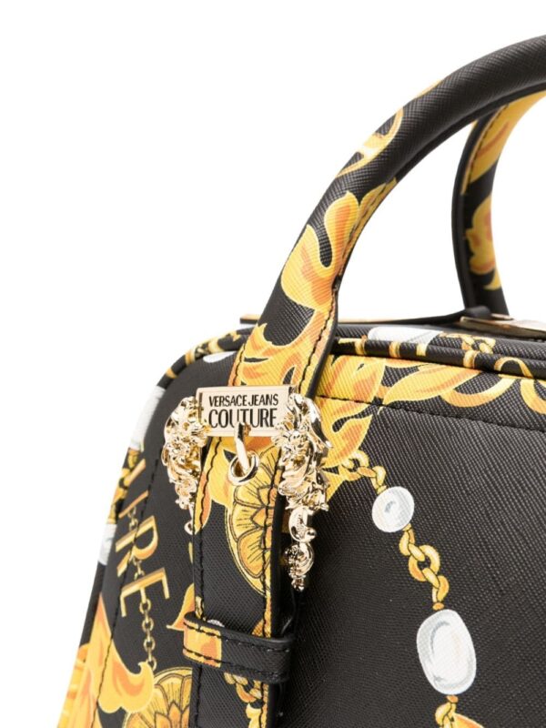 Versace Jeans Couture baroque-pattern print tote bag - Image 4