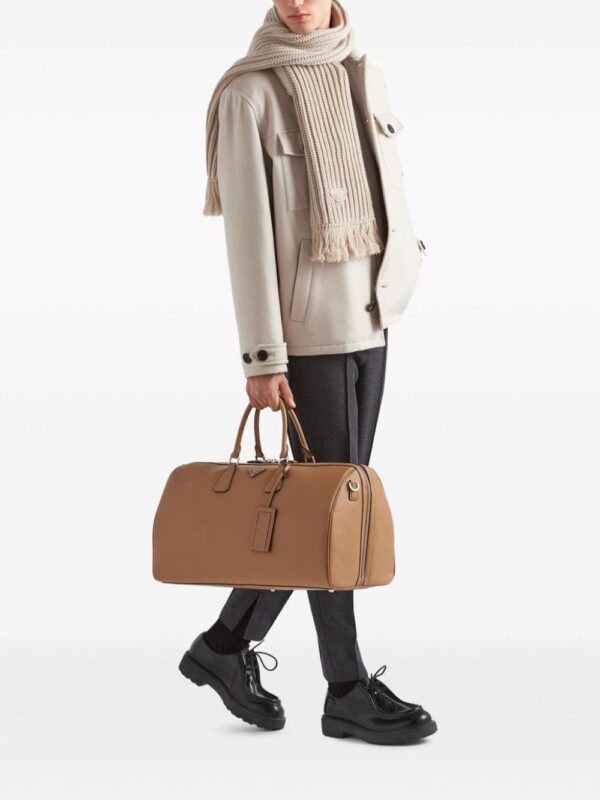 Prada triangle-logo leather bag - Image 2