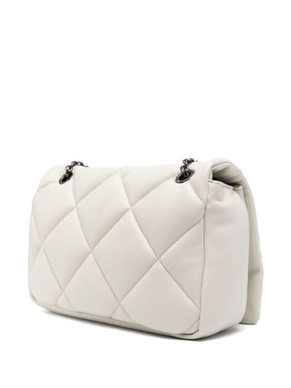 Emporio Armani logo-embossed quilted shoulder bag - Image 3
