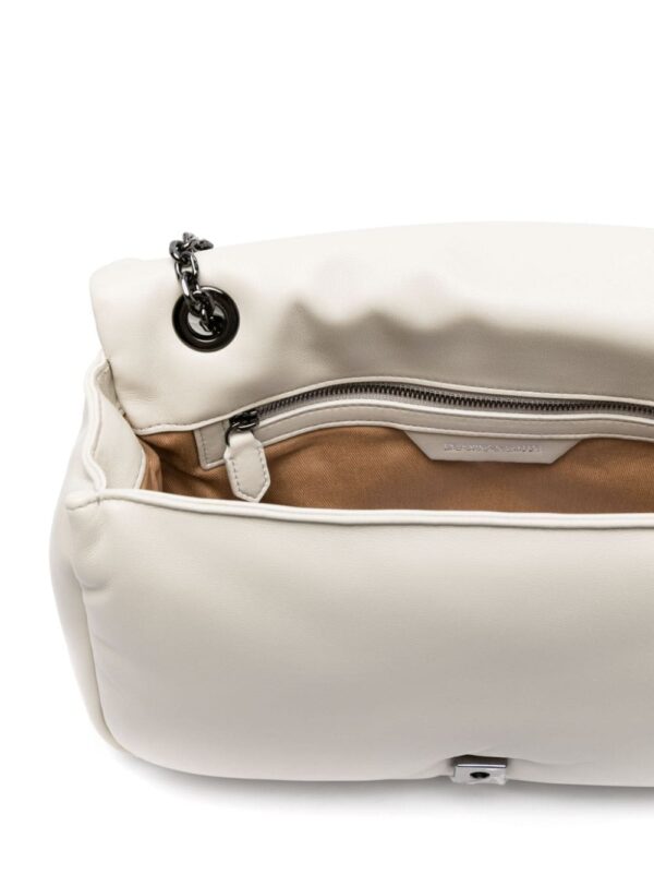 Emporio Armani logo-embossed quilted shoulder bag - Image 5