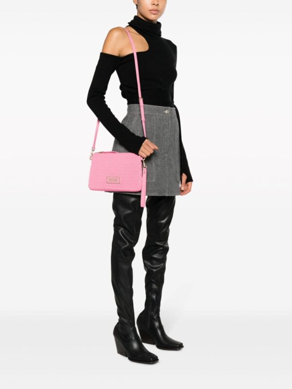 Versace Jeans Couture logo-plaque matelassé-effect crossbody bag - Image 2