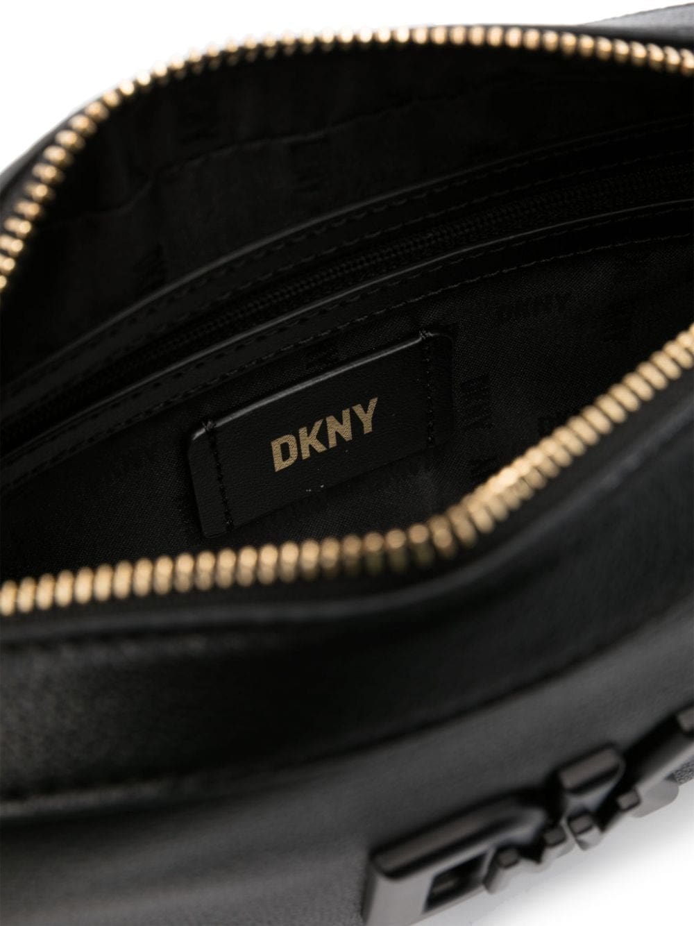 DKNY logo-plaque leather crossbody bag - Image 5