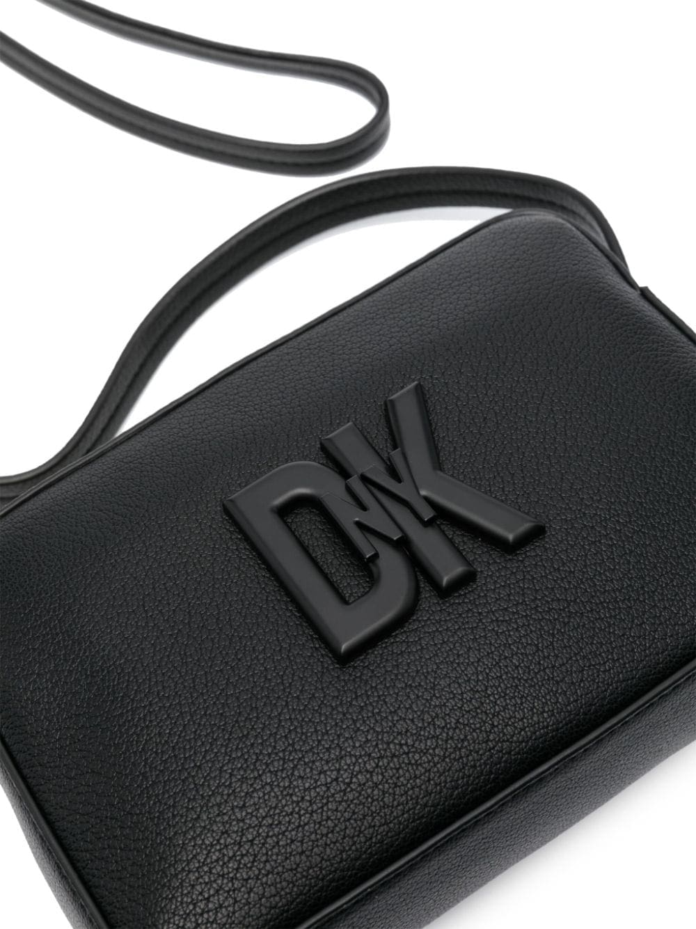 DKNY logo-plaque leather crossbody bag - Image 4