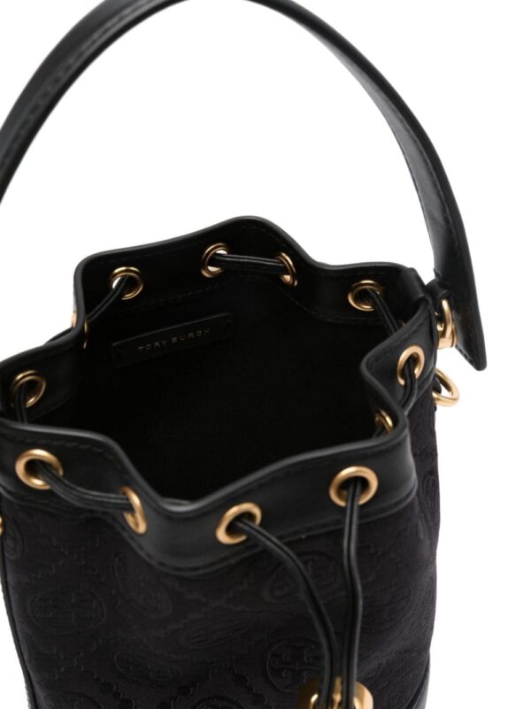Tory Burch mini T Monogram jacquard bucket bag - Image 5