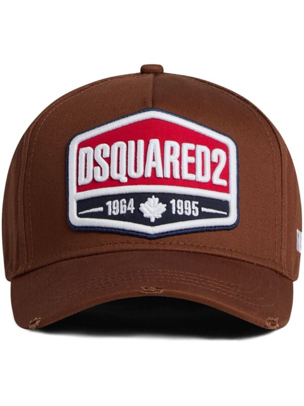DSQUARED2 embroidered-logo cotton baseball cap