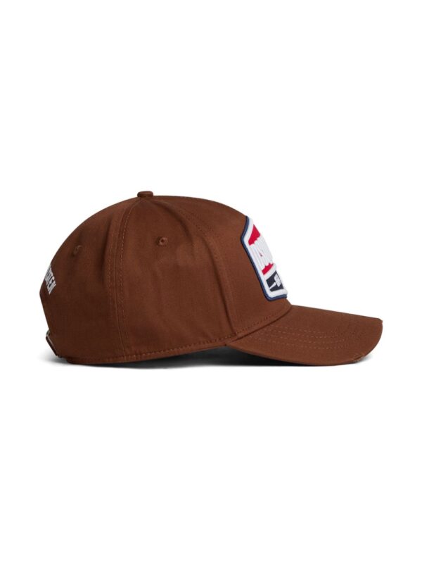 DSQUARED2 embroidered-logo cotton baseball cap - Image 3