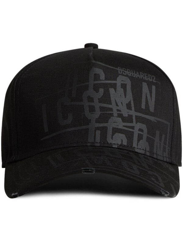 DSQUARED2 logo-print baseball cap