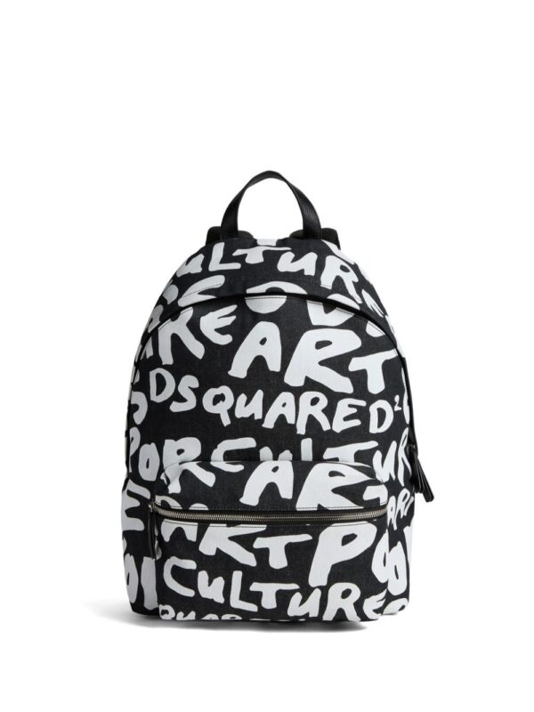 DSQUARED2 logo-print backpack