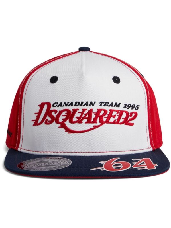 DSQUARED2 logo-embroidered cotton baseball cap