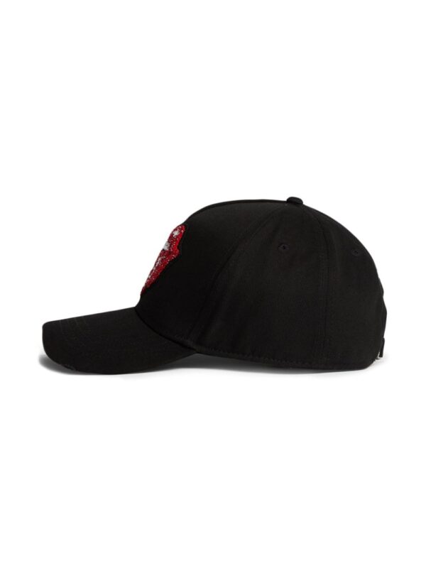 DSQUARED2 motif-embellished cotton baseball cap - Image 5