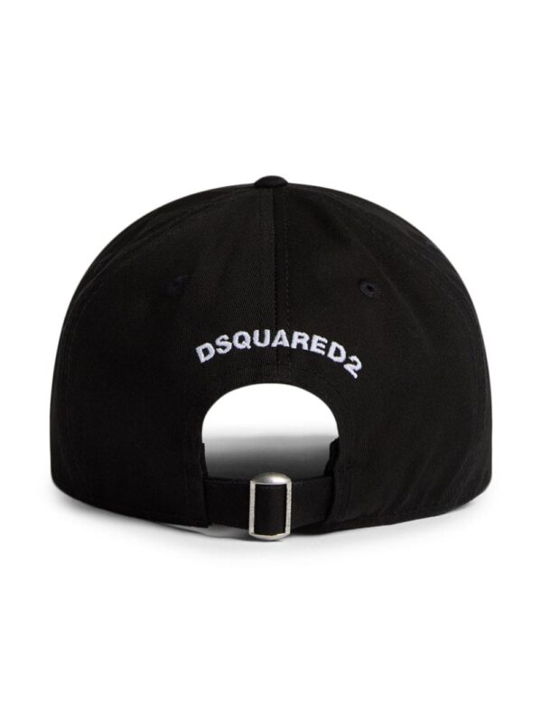 DSQUARED2 motif-embellished cotton baseball cap - Image 2