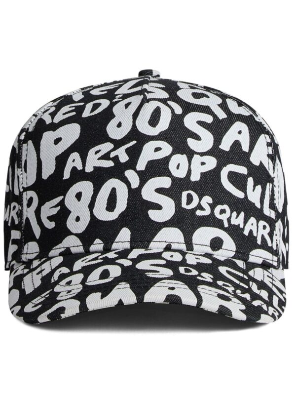 DSQUARED2 logo-print baseball cap