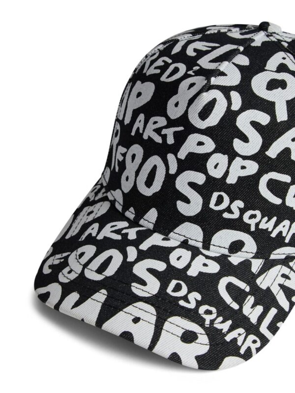 DSQUARED2 logo-print baseball cap - Image 4