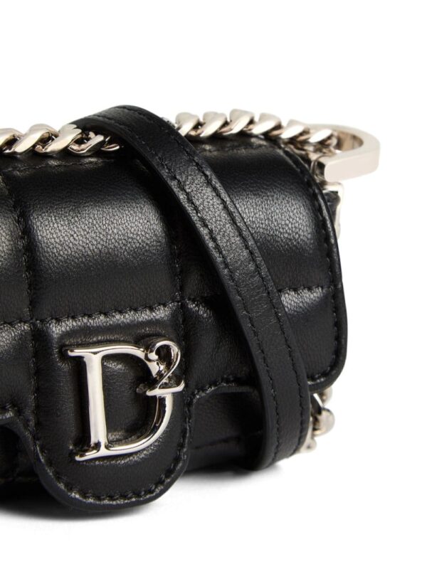 DSQUARED2 D2 Statement leather crossbody bag - Image 3