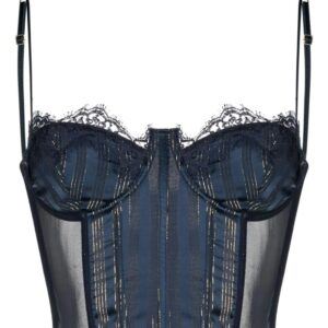 Oséree  lurex corset bra