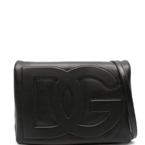 Dolce & Gabbana DG leather clutch bag
