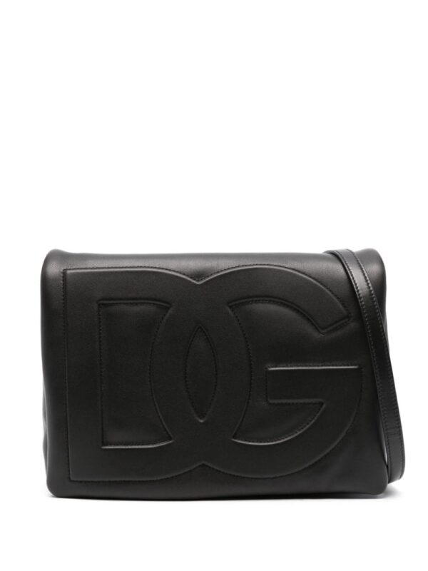 Dolce & Gabbana DG leather clutch bag