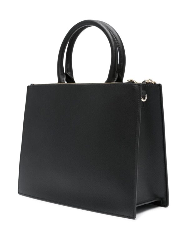 Just Cavalli logo-lettering faux-leather tote bag - Image 3