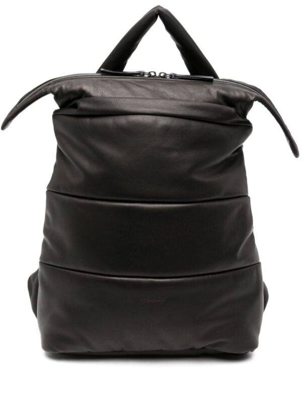 Marsèll leather padded-design backpack