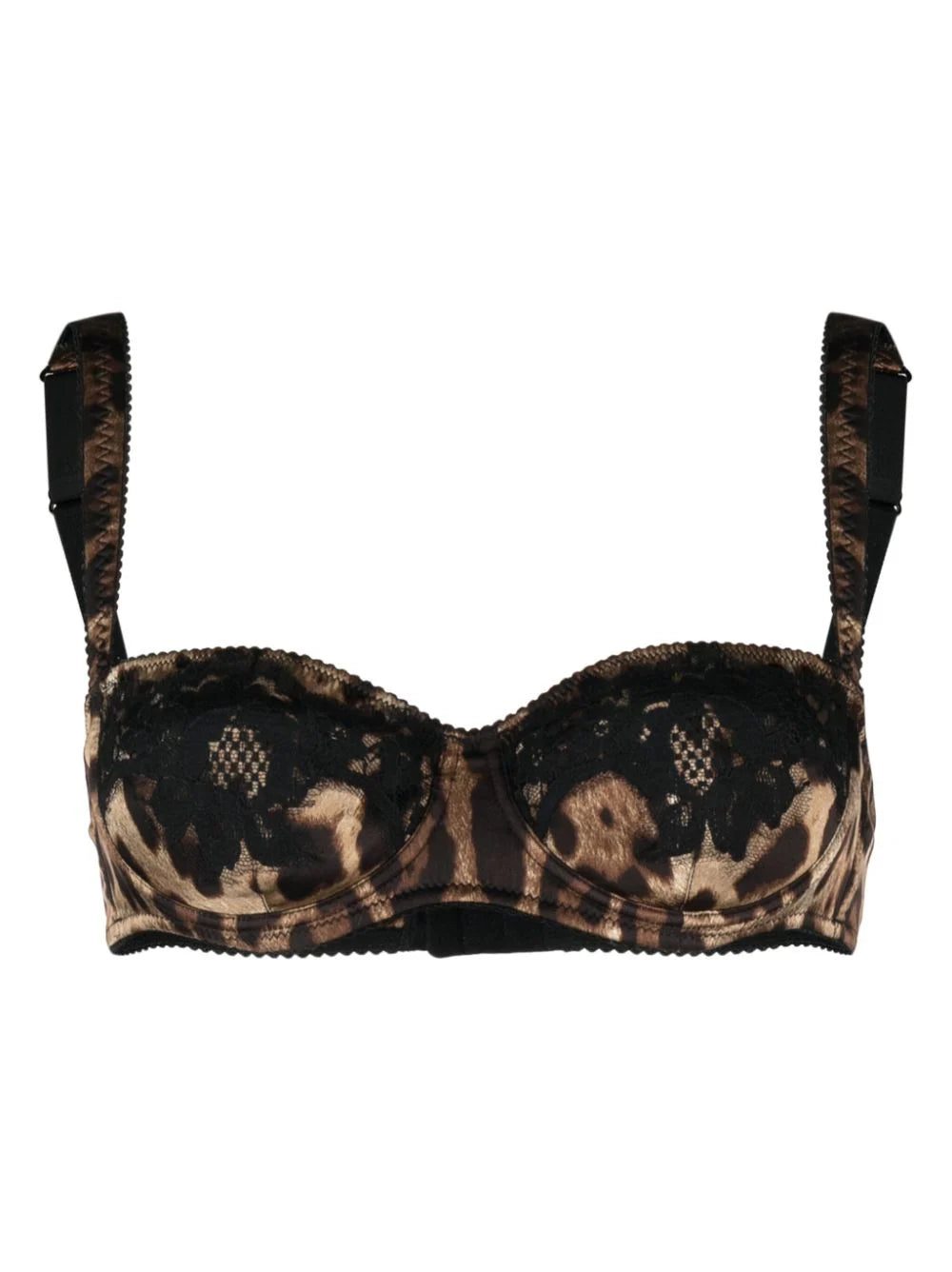 Dolce & Gabbana leopard-print balconette bra