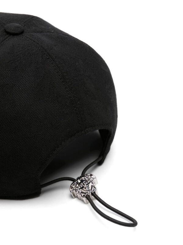 Versace logo-embroidered curved-peak cap - Image 2