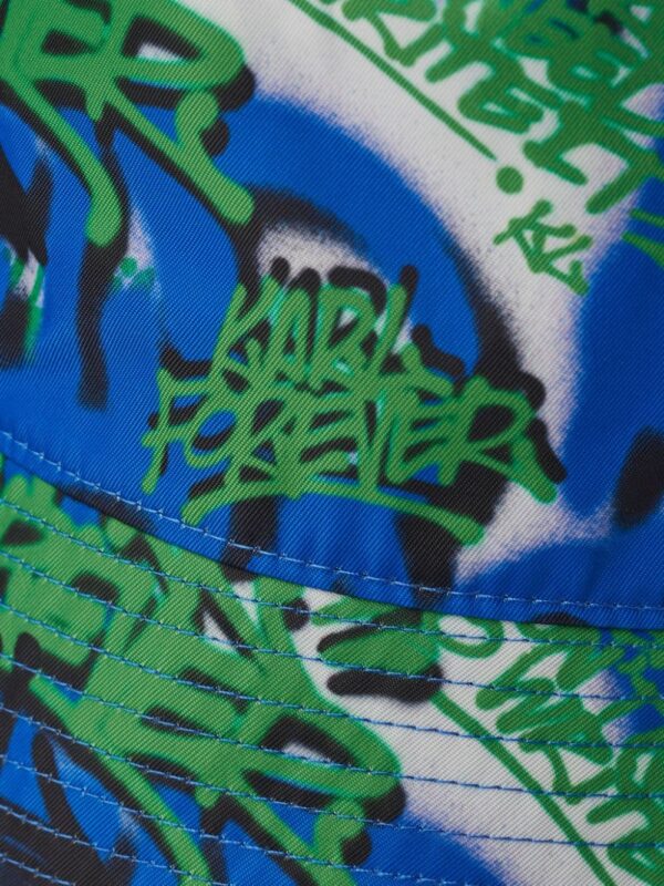 Karl Lagerfeld Jeans x Crapule2000 graffiti-print bucket hat - Image 4