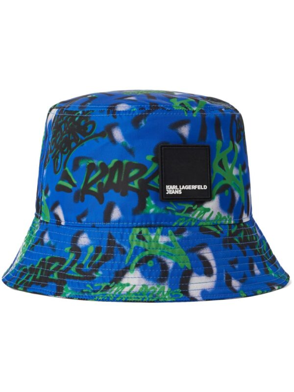 Karl Lagerfeld Jeans x Crapule2000 graffiti-print bucket hat