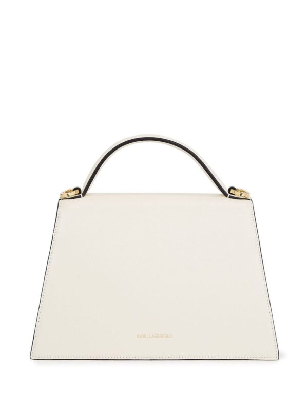 Karl Lagerfeld medium Signature leather crossbody bag - Image 3