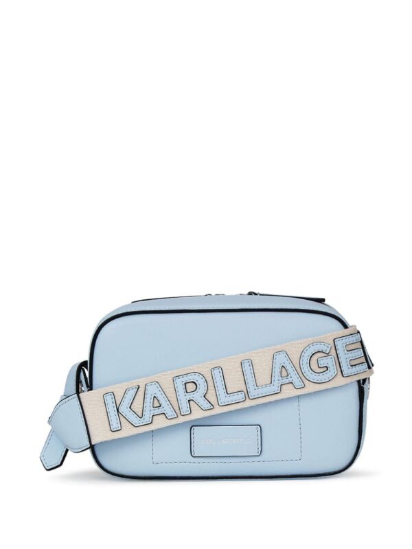 Karl Lagerfeld K/Circle perforated-logo crossbody bag - Image 3